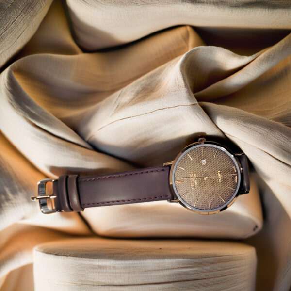 Citizen Dark Brown Strap Watch - Image 3