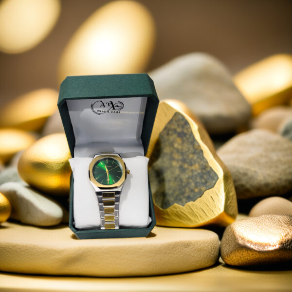 Bestwin Gold & Green Watch